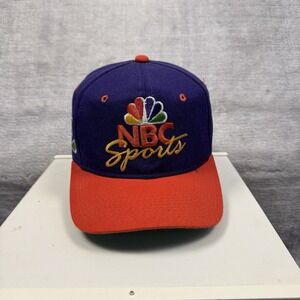 Vtg NBC Sports Hat Mens Snapback Cap Purple Sports Specialties Charles Barkley